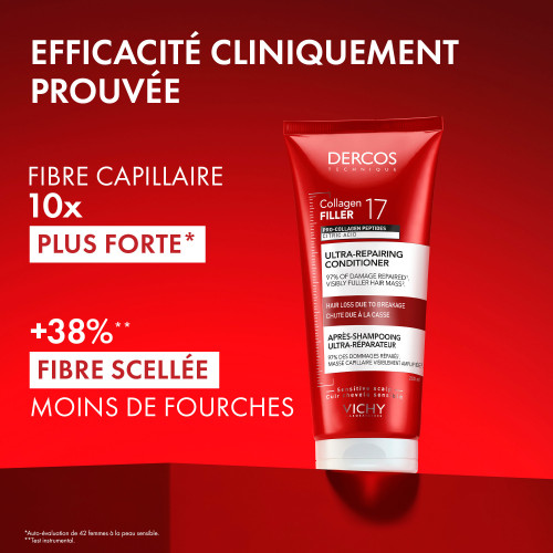 Vichy Dercos Collagen Filler 200 ml Cheveux Fortifiés & Volumineux
