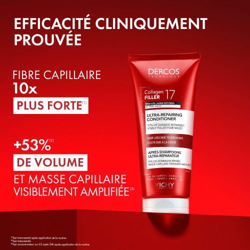 Vichy Dercos Collagen Filler 200 ml Cheveux Fortifiés & Volumineux