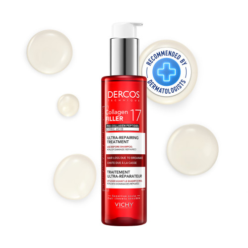 Vichy Dercos Collagen Filler 17 150ml Cheveux Denses et Résistants