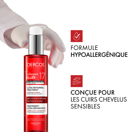 Vichy Dercos Collagen Filler 17 150ml Cheveux Denses et Résistants