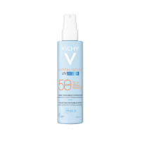Vichy SPF50 UV AQUA : Protection solaire invisible & hydratante 200ml