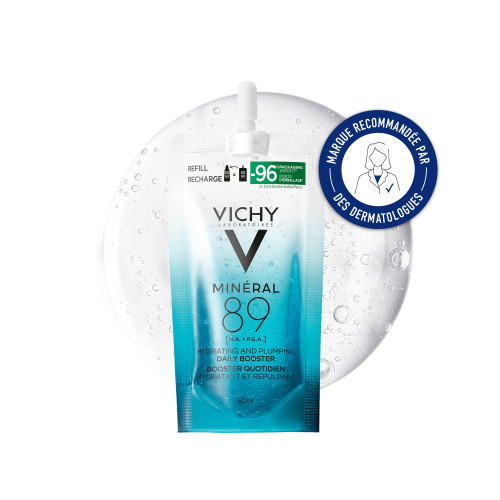 VICHY Sérum Recharge Minérale 89% - Hydratation 700h