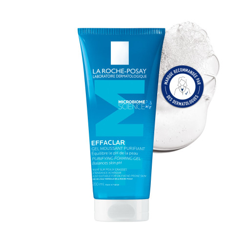 La Roche Posay Effaclar Gel 200mL - Purifiant Doux pour Peaux Grasses