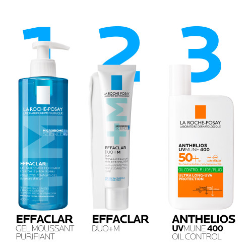 La Roche Posay Effaclar Gel 400mL - Purifie et Nettoie Peaux Grasses