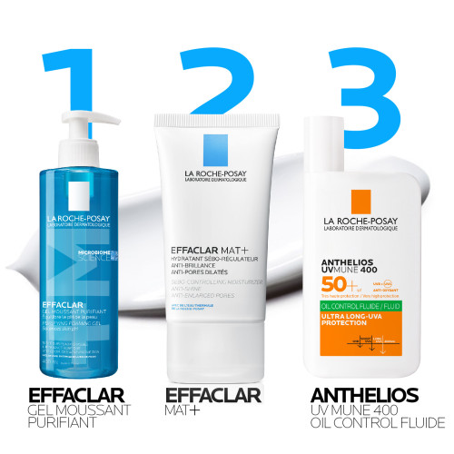 La Roche Posay Effaclar Mat 40mL - Hydratant Matifiant Longue Durée