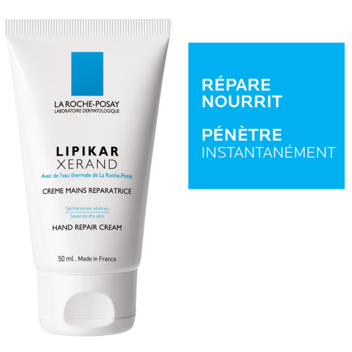 La Roche Posay Lipikar Xerand 50mL - Soin Réparateur Mains Sévères