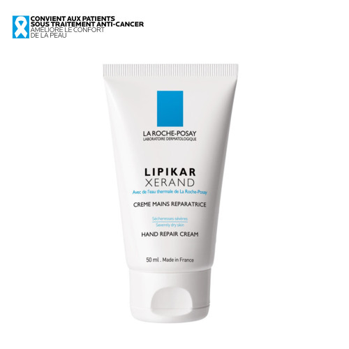 La Roche Posay Lipikar Xerand 50mL - Soin Réparateur Mains Sévères