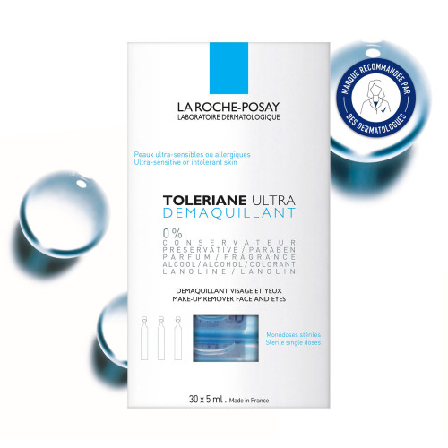 La Roche Posay Tolériane Démaquillant Yeux 30 unidoses - Doux