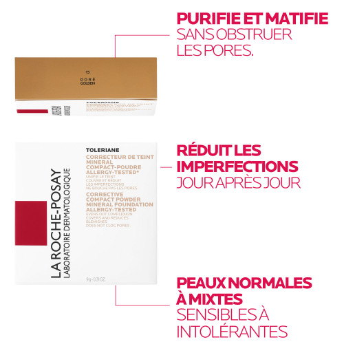 La Roche Posay Tolériane Teint Minéral 9g Doré - Peau Sensible