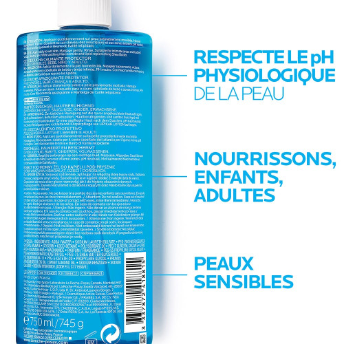LA ROCHE POSAY LIPIKAR Gel 750mL - Nettoyant Doux Protecteur
