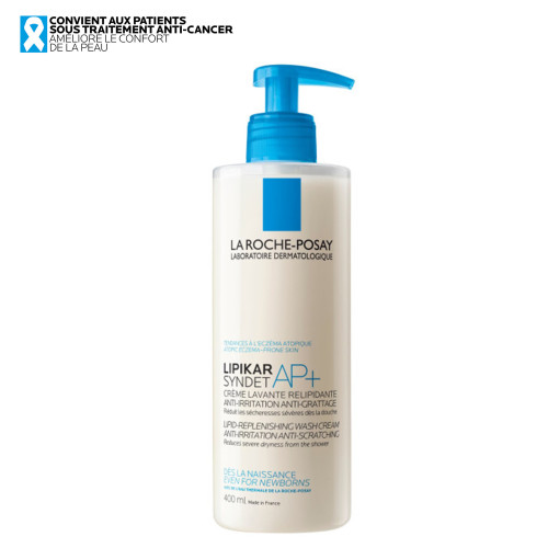 La Roche Posay Lipikar Syndet AP+ 400ml - Apaise et Réduit Sécheresse