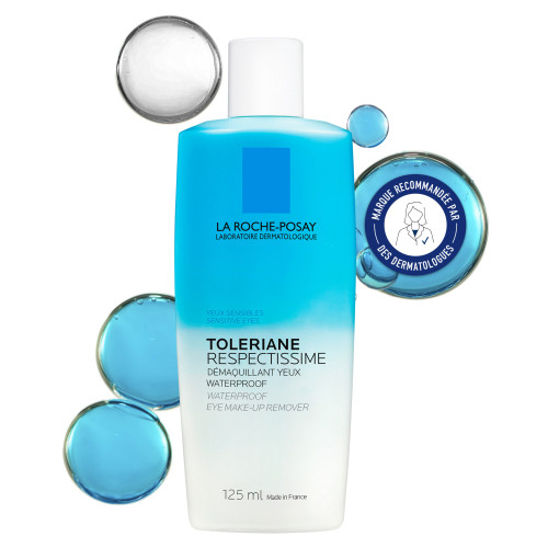 La Roche Posay Respectissime Démaquillant 125mL - Yeux Sensibles