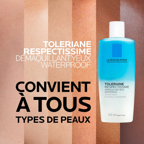 La Roche Posay Respectissime Démaquillant 125mL - Yeux Sensibles
