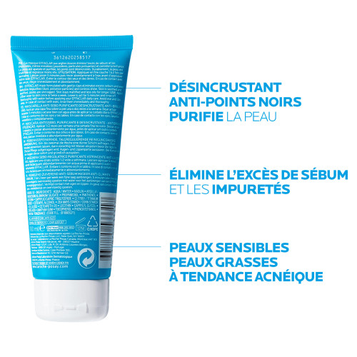 La Roche Posay Effaclar Masque 100ml - Purifiant Anti-Brillance