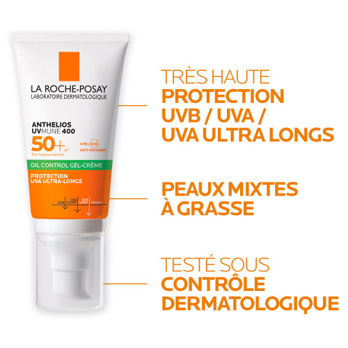 La Roche Posay Anthelios XL 50mL - Protection Haute, Matifiant,