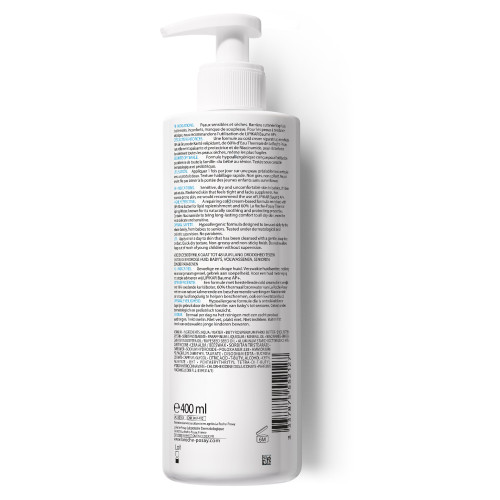 LA ROCHE POSAY LIPIKAR Lait 400mL - Hydratation 48H Peaux Sèches