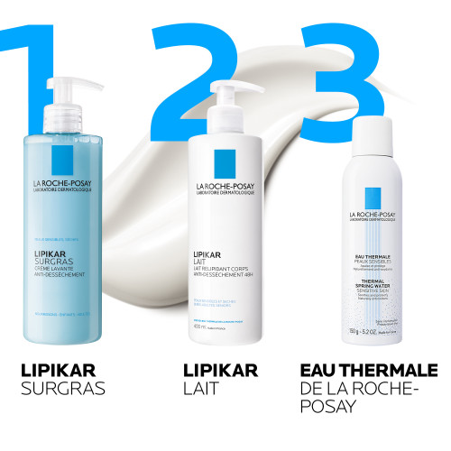 LA ROCHE POSAY LIPIKAR Lait 400mL - Hydratation 48H Peaux Sèches