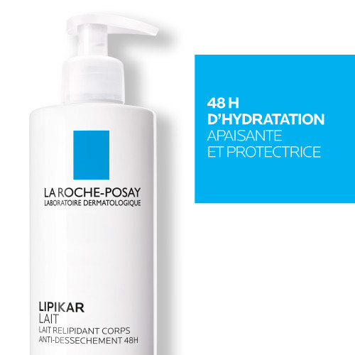 LA ROCHE POSAY LIPIKAR Lait 400mL - Hydratation 48H Peaux Sèches