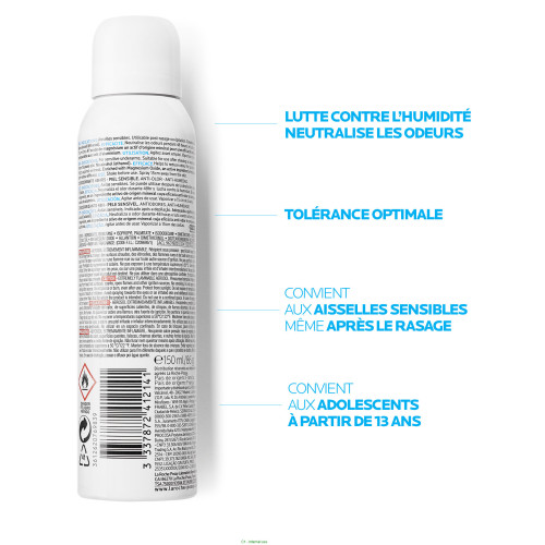 La Roche Posay Déodorant Physiologique 48H 2x150ml - Longue Durée