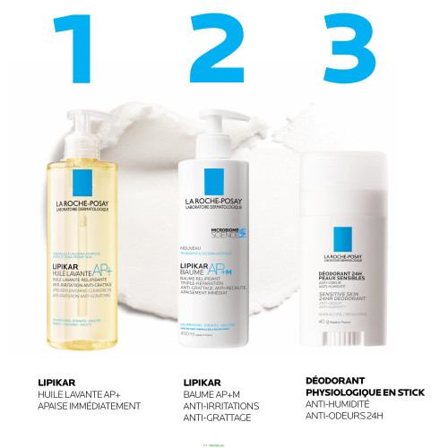 La Roche Posay Déodorant Physiologique 48H 2x150ml - Longue Durée