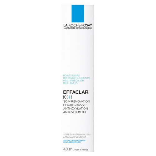 La Roche Posay Effaclar K+ 40mL - Soin Rénovation Peaux Grasses chez