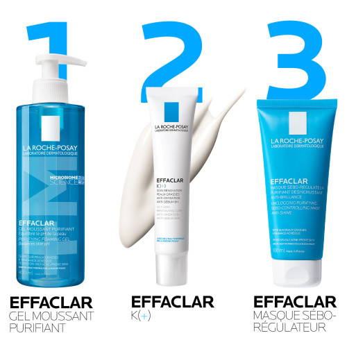 La Roche Posay Effaclar K+ 40mL - Soin Rénovation Peaux Grasses chez