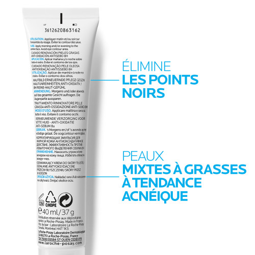 La Roche Posay Effaclar K+ 40mL - Soin Rénovation Peaux Grasses chez