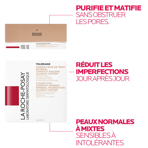 La Roche Posay Tolériane Correcteur 9.5g - Teint Unifié Matifié