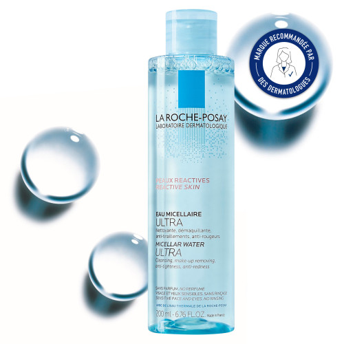La Roche Posay Eau Micellaire Ultra 200ml - Apaise Peaux Réactives