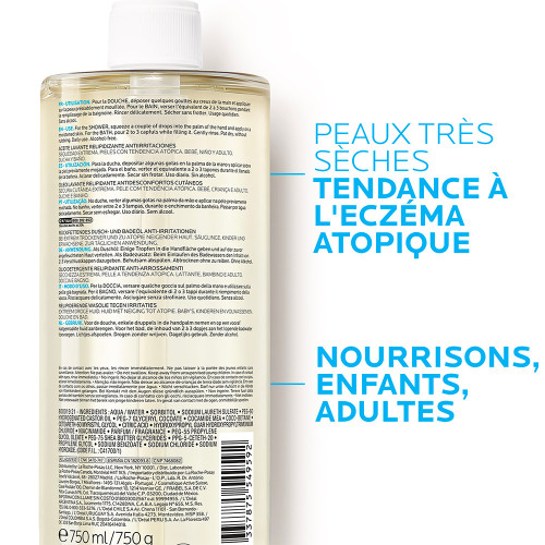 La Roche Posay Lipikar Huile Lavante AP+ 750ml - Soin Anti-Irritations