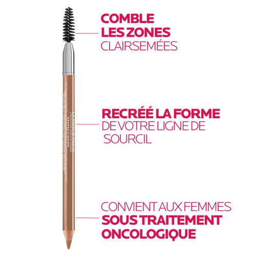 La Roche Posay Crayon Sourcils Blond 1 - Volume et Tenue Optimal