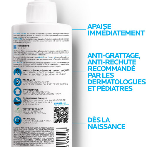 La Roche Posay Lipikar Baume 400ml - Apaisant Anti-Eczéma