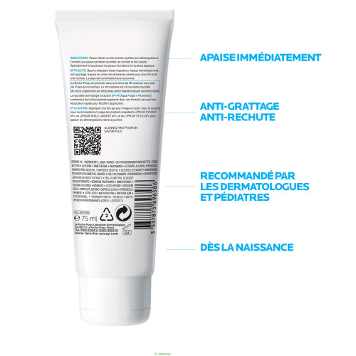 La Roche Posay Lipikar Baume AP+ 75ml - Apaisant Anti-Grattage