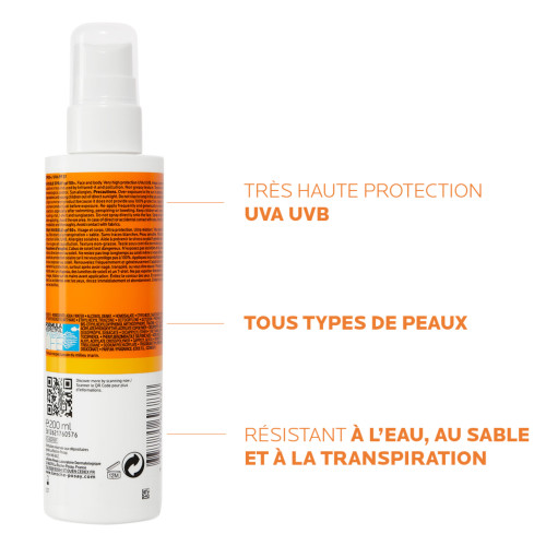 La Roche-Posay Anthelios SPF50+ Spray Invisible 200ml
