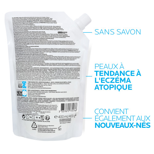 La Roche Posay Lipikar Syndet Ap+ 400ml - Apaise et Hydrate