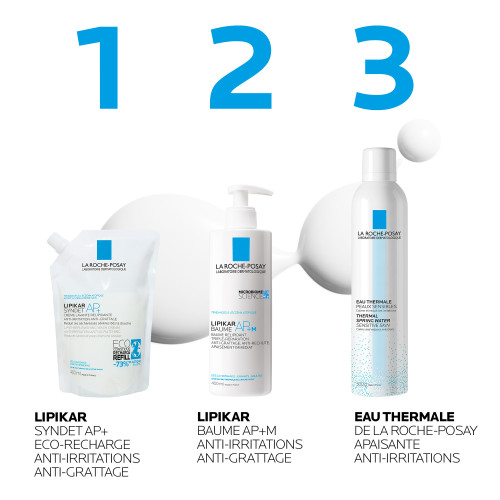 La Roche Posay Lipikar Syndet Ap+ 400ml - Apaise et Hydrate