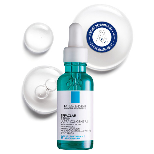 La Roche-Posay Effaclar Sérum 30ml - Peau Purifiée, Pores Resserrés