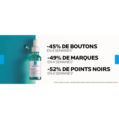 La Roche-Posay Effaclar Sérum 30ml - Peau Purifiée, Pores Resserrés