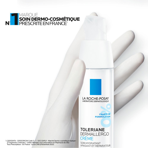 La Roche Posay Tolériane Dermallergo 40ml - Hydrate et Apaise