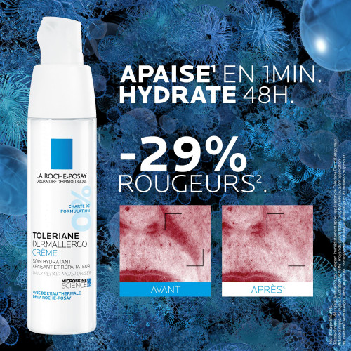 La Roche Posay Tolériane Dermallergo 40ml - Hydrate et Apaise