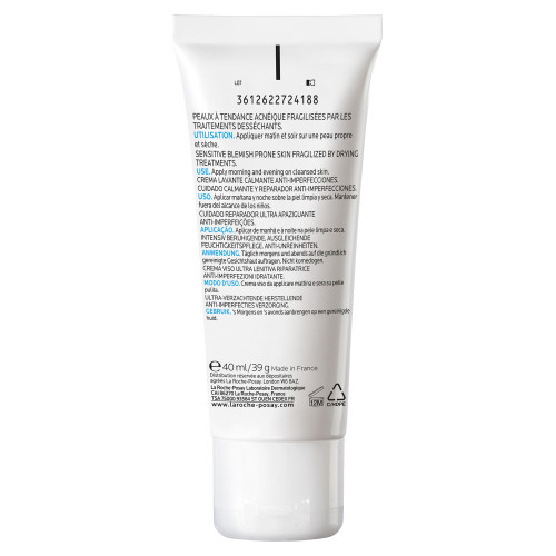 La Roche Posay Effaclar H 40ml - Soin Réparateur Apaisant Anti-Marques
