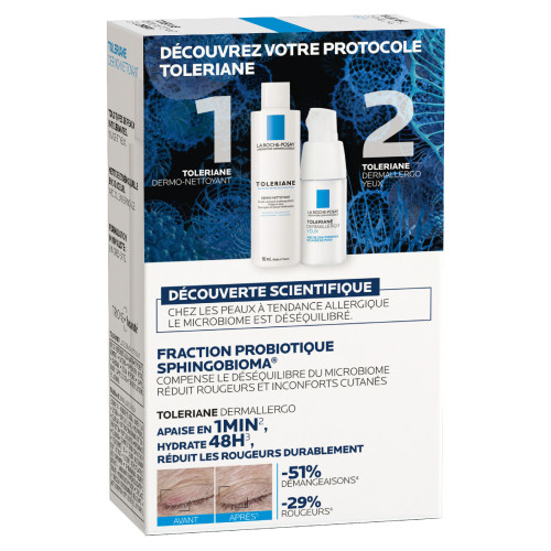 La Roche-Posay Tolériane Dermallergo Yeux 20ml + Dermo-Nettoyant