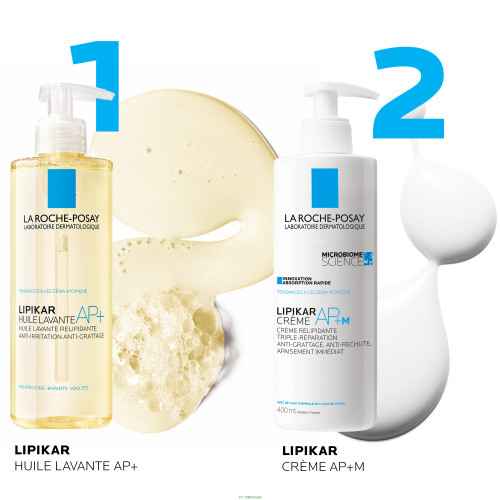 La Roche Posay Lipikar AP+ M 400ml - Apaise et Hydrate