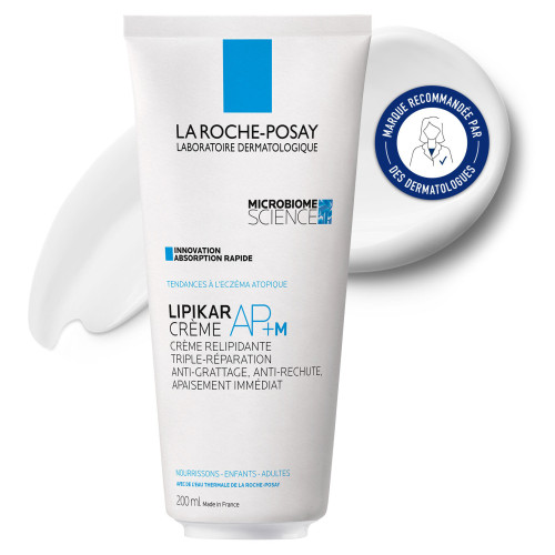 La Roche Posay Lipikar AP+ M 200ml - Apaise et Hydrate Peaux Sèches