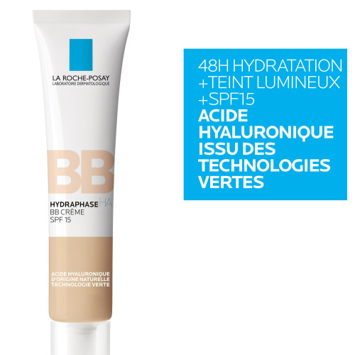 La Roche Posay Hydraphase HA BB Crème SPF15 40ml - Hydratation 48h