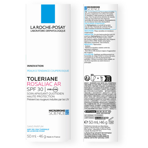 La Roche Posay Tolériane Rosaliac AR SPF30 50ml - Apaisant Anti-UV