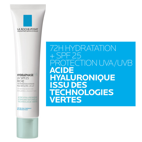 La Roche Posay Hydraphase HA UV SPF25 Riche 40ml - Hydratation