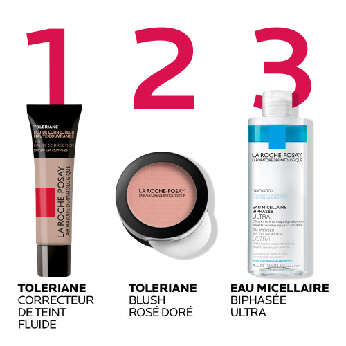 TOLERIANE - Fond de Teint Fluide Correcteur n°12 SPF25 Haute Couvrance Visage 30 ml