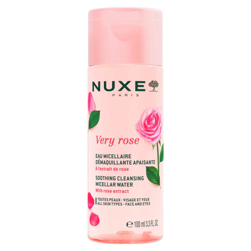 NUXE Very Rose Eau Micellaire 100 ml Peau Apaisée et Hydratée