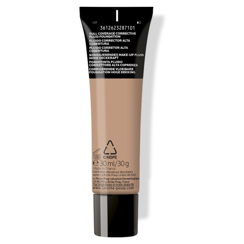 TOLERIANE - Fond de Teint Fluide Correcteur n°13 SPF25 Haute Couvrance Visage, 30ml